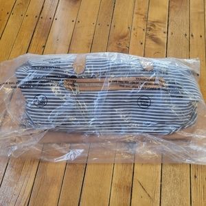 Brand New A New Day Navy / White / Brown Weekend Overnight Bag